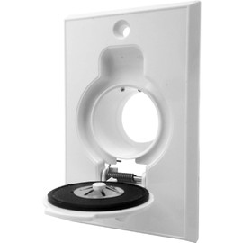 Hayden Inlet Valve with Round Door-White