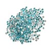 TEHAUX 2880Pcs Flat Back Glass Rhinestones for Nail Art Vibrant