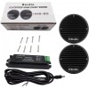 Herdio 3" 140W Marine Bluetooth Speakers Boat Motorcycle Stereo W/