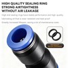 NANLACH Push to Connect Fitting, 14mm Tube OD Pneumatic Quick