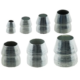 TAODAN Set of 7 Round Handle Wedge Hammer Handle Compact Handle Metal Wedge Agricultural Tool Fixed Axe Reinforcement Accessory for Reinforcing Axe and Hammers