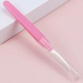 A mini brush that is made of strong and durable steel material to organize eyelashes delicately and precisely. Practical beauty item BM-134 10ea