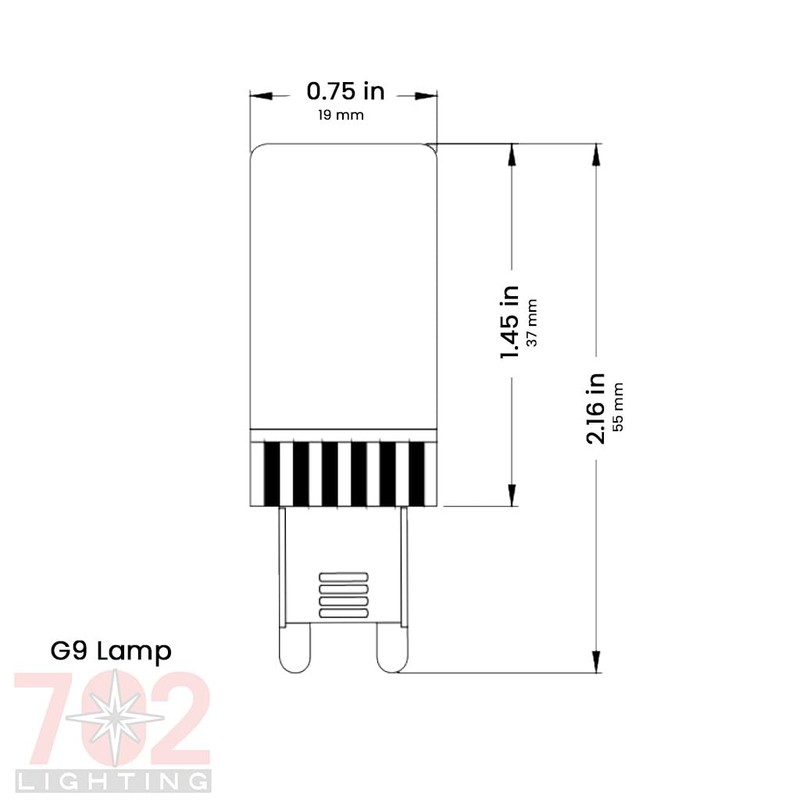 702 LIGHTING - Super Bright G9 LED Lamp, G9 LED