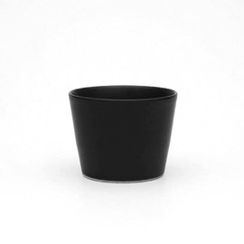 [Ohori Soma Ware] Kurosho Kuroterrace, Soba Boar Mouth, Black