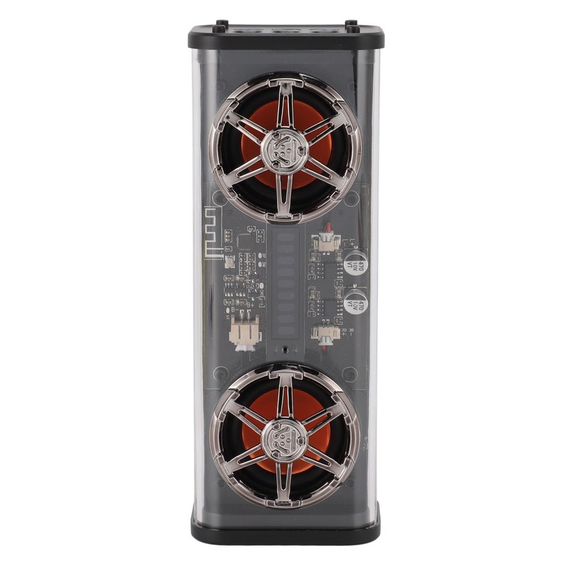 Transparent Bluetooth Speaker 2x5W Subwoofer Portable Wireless Bluetooth 5.3 Speakers