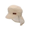 Sterntaler Boys Peaked Cap with Neck Protection Musselini Sun Hat,