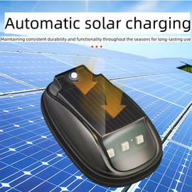 Wireless Solar Cab Lights for Truck, 2PCS Car Roof 8 Colors Strobe Light with Remote Control, No Drill Waterproof Solar Powered Cab Lights, LED Marker Light for Motorcycle Vehicle Truck