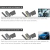 GZJUNFUGJ Anti-Slip Gas Brake Pedal Cover Compatible for Benz C