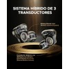 SoundPEATS H3 Audífonos Inalámbricos In-Ear HiFi, Triple Driver Híbrido