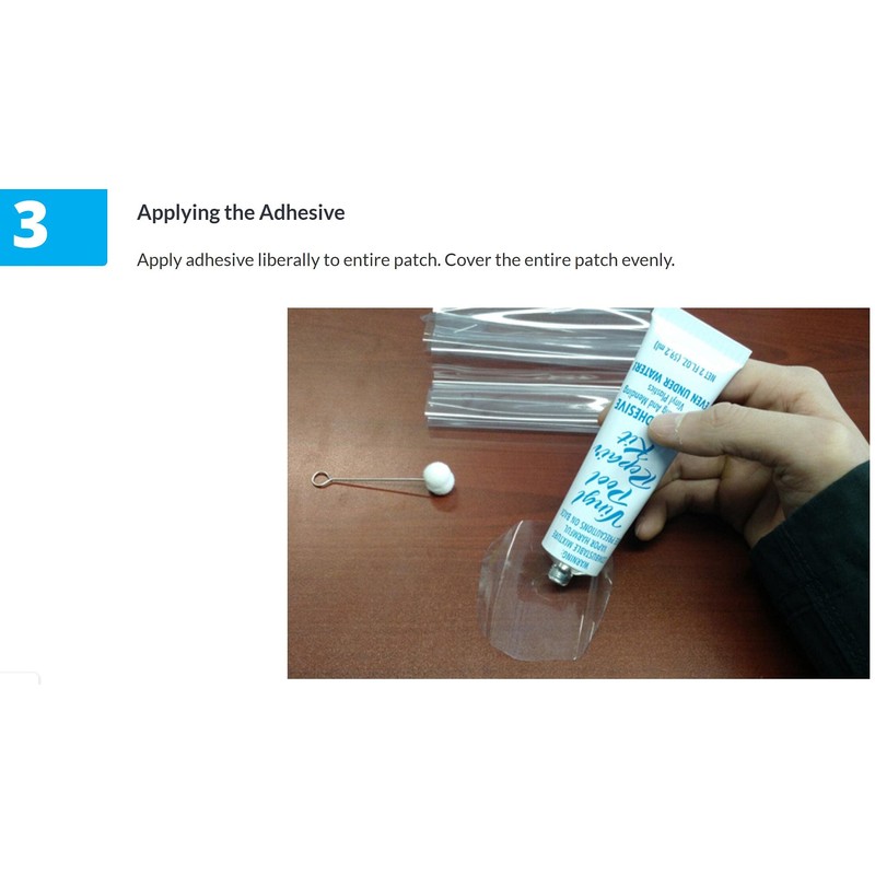 ATIE Heavy-Duty Vinyl Liner Pool Repair Patch Adhesive Glue Kit