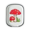 Ceramic Spoon Rest for Stove Top, Large Spoon Holder, Mushroom