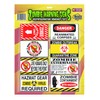 Spherewerx Zombie Danger Signs Magnet Set