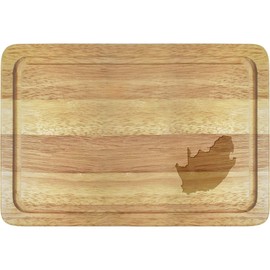 'South Africa Country' Wooden Chopping/Cutting Board (WB00070480)