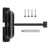 AROMUJOY Automatic Door Closer, Spring Loaded Door Closer, Zinc Alloy