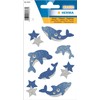 Decorative Label Magic Dolphins Diamond Glittery 1BL 1pack