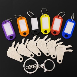 badogrio 8H-5306 cat Key Compatible with Caterpillar Includes Keychain & Tag(6 Pack)