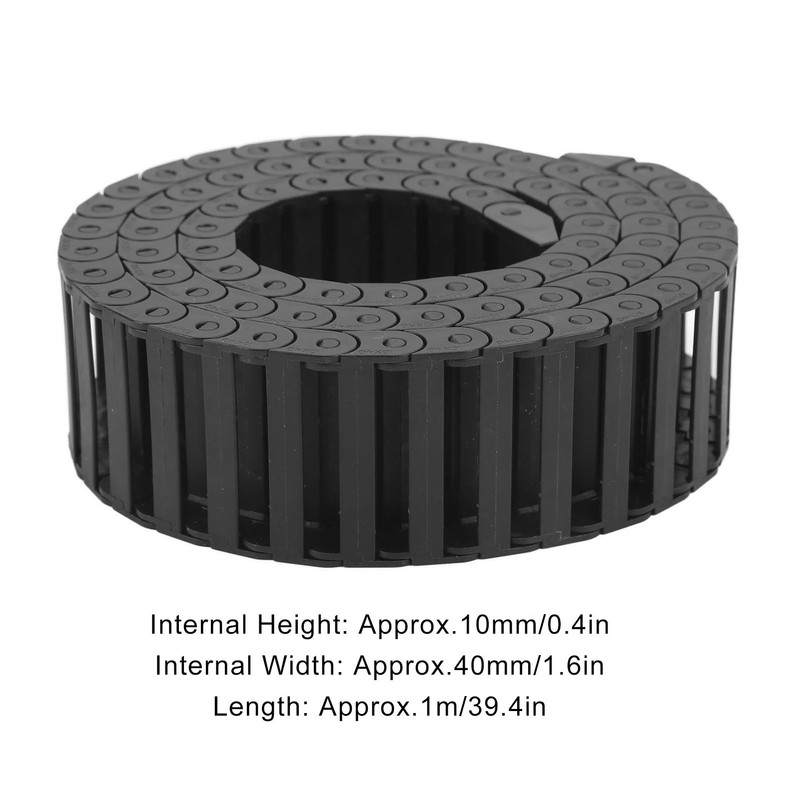 Nylon Drag Chain 1m Length Good Toughness PA66 Temperature Resistance