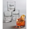 The Cellar Recipe Double Old-Fashioned Glasses, Set of 4