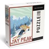 Lantern Press Jay Peak, Vermont, Downhill Skier, 1000 Piece Jigsaw