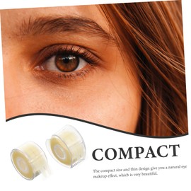 Baluue 8 Rolls Double Eyelid Stickers Fake Eyelid Tape Circle Stickers Girl Eyelid Tape Stickers Mesh Tape Beautiful Eyelid Sticker Eyelid Lifter Strip Natural Double Eyelid Tape Pp