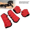 4pcs Horse Leg Guard PU Neoprene Front Hind Horse Tendon