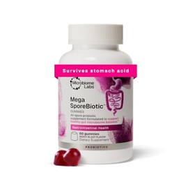 Microbiome Labs Gomitas Probióticas A Base De Esporas Para Mujeres, Hombres Y Niños - Gomitas Megasporebiotic - 4 Probióticos De Bacillus Para La...  