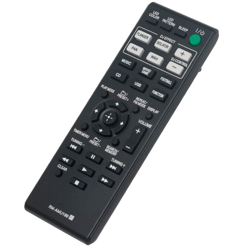 Replacement Remote Control Controller for Sony Audio Music System SHAKE-33