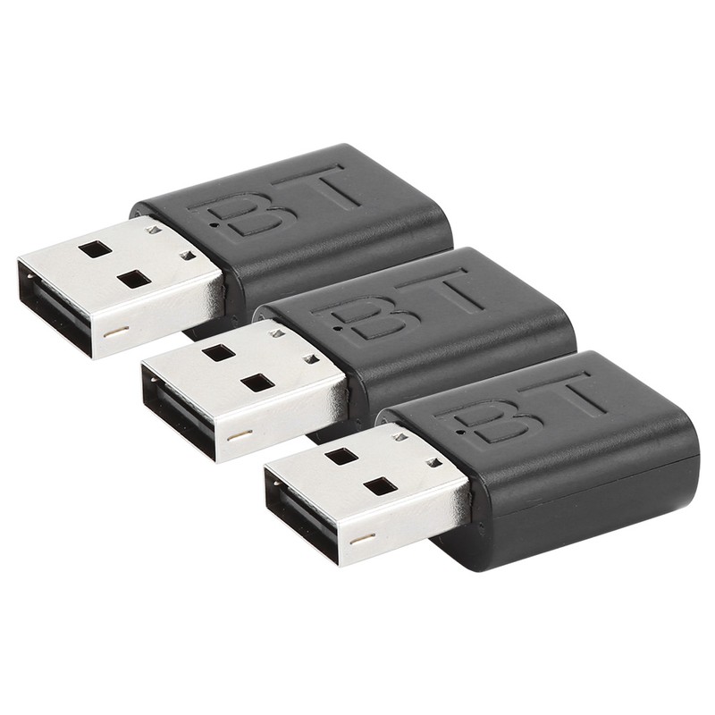 3PCS KN320 Bluetooth 5.0 Adapter Wireless Audio Transmitter/Receiver Wide Compatibility