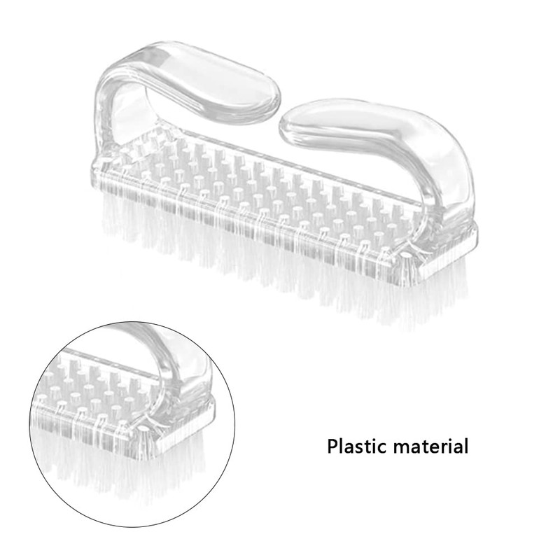 5 Pcs Handle Grip Nail Brush for Cleaning Fingernails, Nail