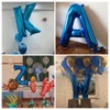 40 Inch Blue Letter O Balloons Alphabet O Letter Balloons
