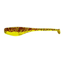 Bobby Garland Crappie Baits Baby Shad Swimmer Chartreuse Red Glitter 2 1/4"