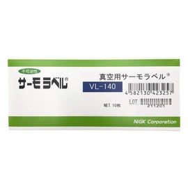 日油技研工業 真空用サーモラベル4点表示 不可逆性 140度 VL140