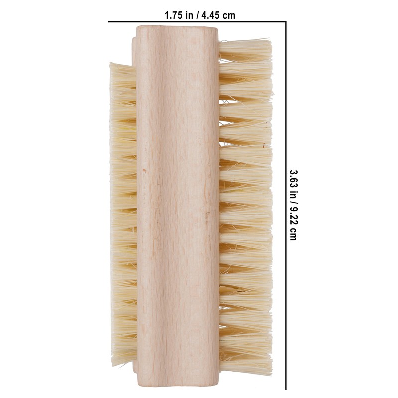 Brstenhaus Redecker Beechwood and Natural Fiber Nail Brush, 3-3/4 Inches