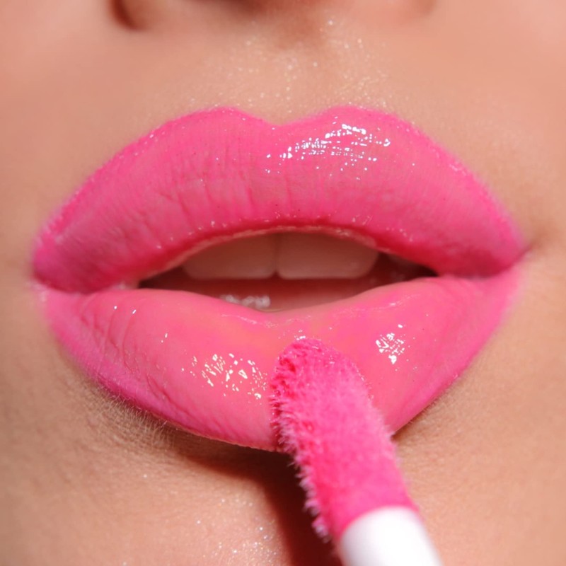 Makeup Revolution, Lip Swirl Ceramide Gloss, Lipgloss, Berry Pink, 4.5ml