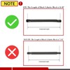A-Premium Tailgate Rear Trunk Lift Supports Shock Struts Compatible with