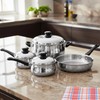 Tuxton Home Nevada 7 Piece Cookware set; Stainless Steel, PFTE