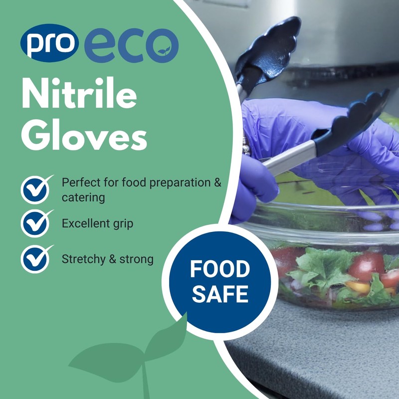 PRO UltraFLEX Bluple Biodegradable Disposable Gloves - Purple/Blue Nitrile Gloves