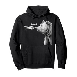 Funny Boop Bear Nose Pullover Hoodie