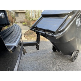 American Made Premium Single Can Receiver Garbage Hauling Hitch - by Garbage Commander