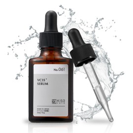 KisoCare Pure Vitamin C Serum, 35% Moisturizing, High Concentration, Pure Essence PV35, 1.0 fl oz (30 ml) [No.061]