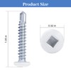 White Square Head Self Tapping Screws RV Trailer 8 X