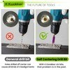 K Kwokker Upgraded Self Centering Drill Bit Set 1/4" Hex