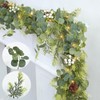 6 Ft Christmas Garland, Real-Touch Cedar Garland Christmas Decorations Greenery