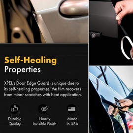 XPEL Door Edge Guard Protection Film Roll, 3/8" x 100' - Car or Truck Doors, Protective Barrier Against Minor Scratches, Paint Chips, Door Edge Impact, and Dings - Prevents Damage and Possible Rust