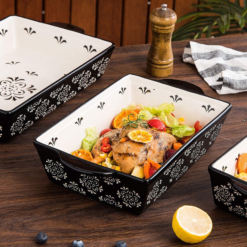 Sagoskat Casserole Dish Baking Dish Ceramic Baking Pan, 9x13 Baking