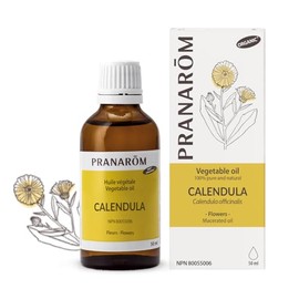 Pranarom - Calendula Organic Macerated Oil - 100% Natural, for all skin types, P-HV05, 50 ml