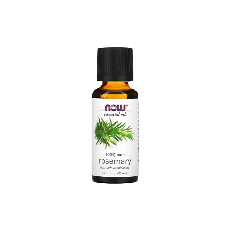 NOW Essential Oils, Rosemary Oil, Purifying Aromatherapy Scent, Steam Distilled,