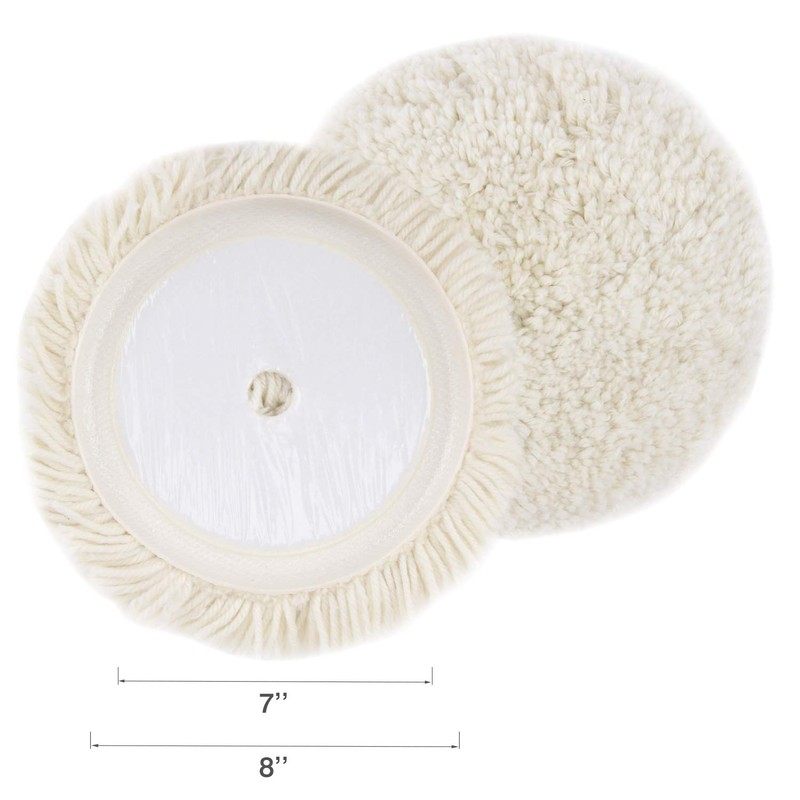 CASOMAN 7-Inch Buffing and Polishing Pad Kit, 7 Pieces 7"