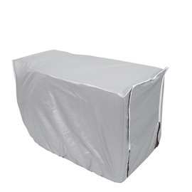 Home Outdoor Air Conditioner Cover Rectangle Anti-Dust Anti-Snow Waterproof 3 Sizes - Silver ( Size : 94x40x73cm )