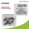 Phonak Open Smokey Dome Large (0.39 inch=10mm) 10 Domes, Genuine